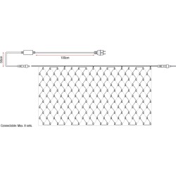 SHOWTEC LED Rubber Gummi Net Light 228 LED