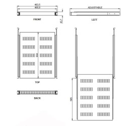 Plateau coulissant pour SPR8xx